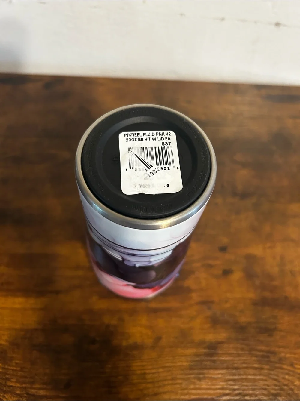 Tervis 20 oz InkReel Stainless Tumbler with Pink and Purple Fluid Art